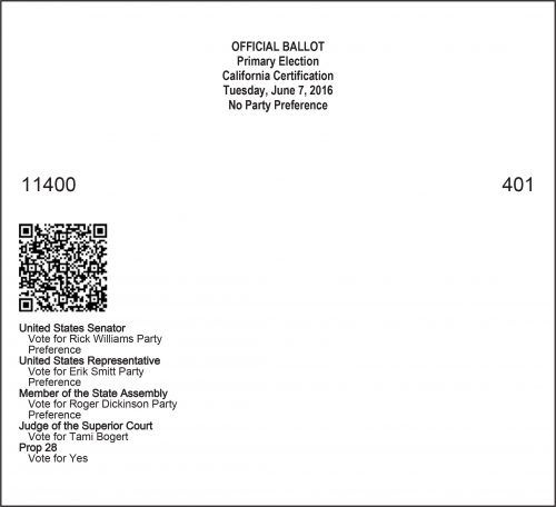 Dominion ImageCast Remote Summary Ballot