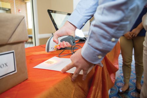 Prime III scanning QR Code