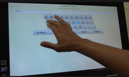 Prime III write in candidate