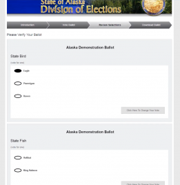 Scytl BallotSafe ballot marking in Alaska