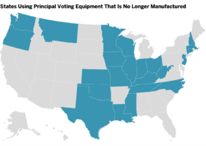 States Using Principal Voting Equipment That Is No Longer Manufactured