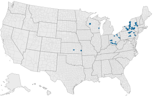 Clear Ballot ClearCast and ClearCast Go 2026 usage map