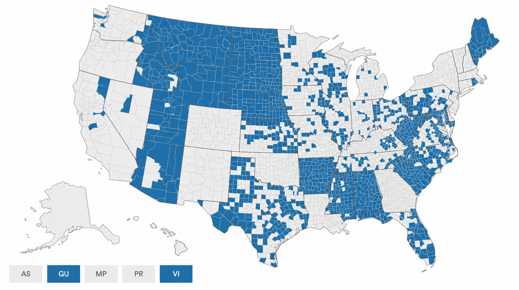 ExpressVote 2026 usage map