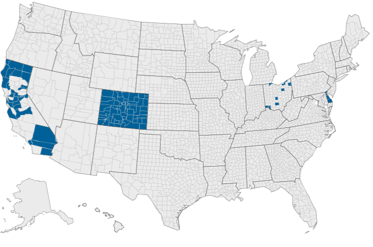 Secure Select 2026 usage map