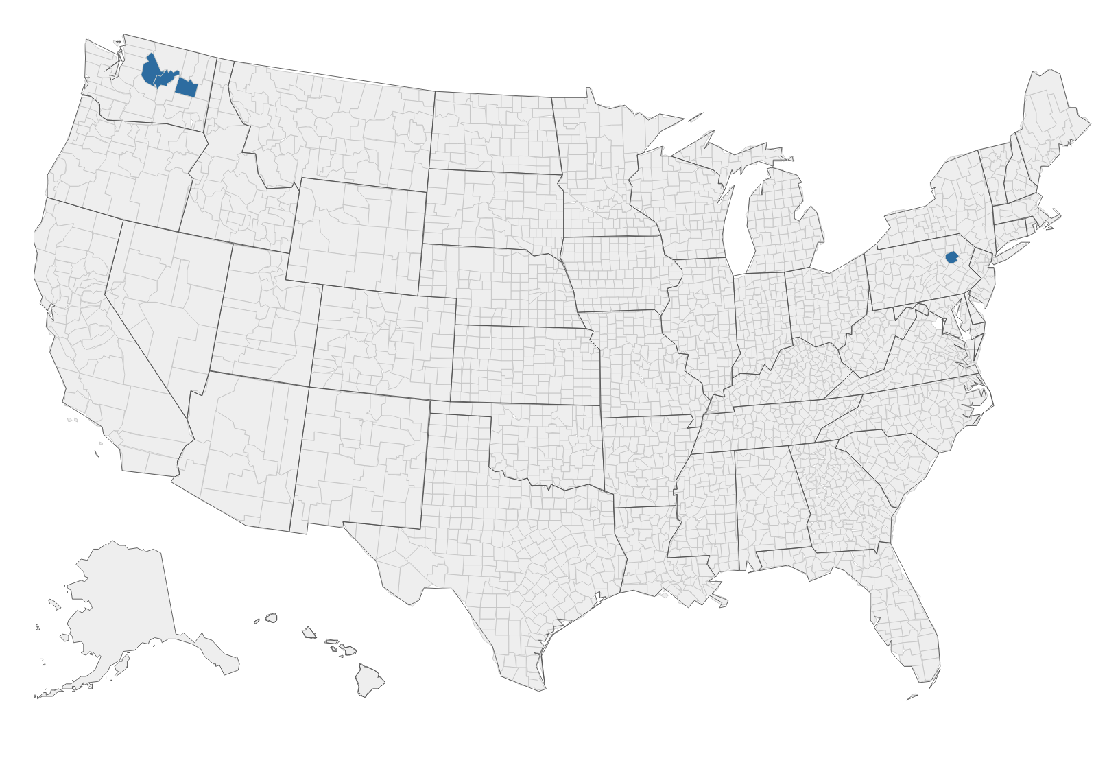 Map of DS200 scanner usage in 2024