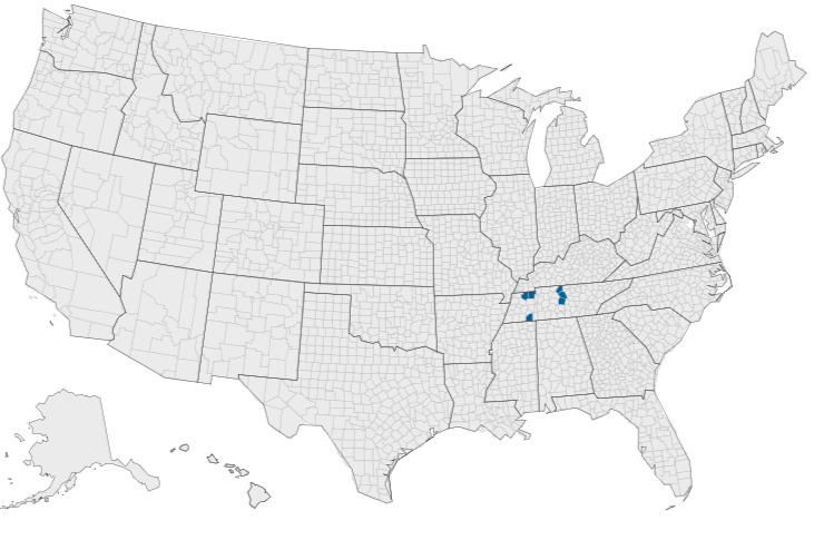 Voter Central 2026 usage map